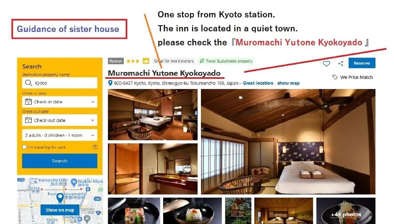 Hotel Yasaka Yutone Kyokoyado à Kyoto Ryokan